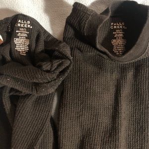 FALLS CREEK BOYS  THERMAL SET SMALL (6-7) EUC